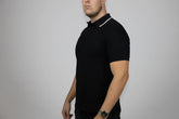 Polo Borderline majica - Black (Modal)