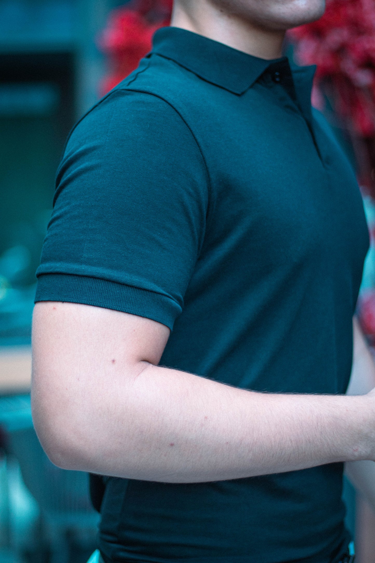 Polo majica - Black (Modal)