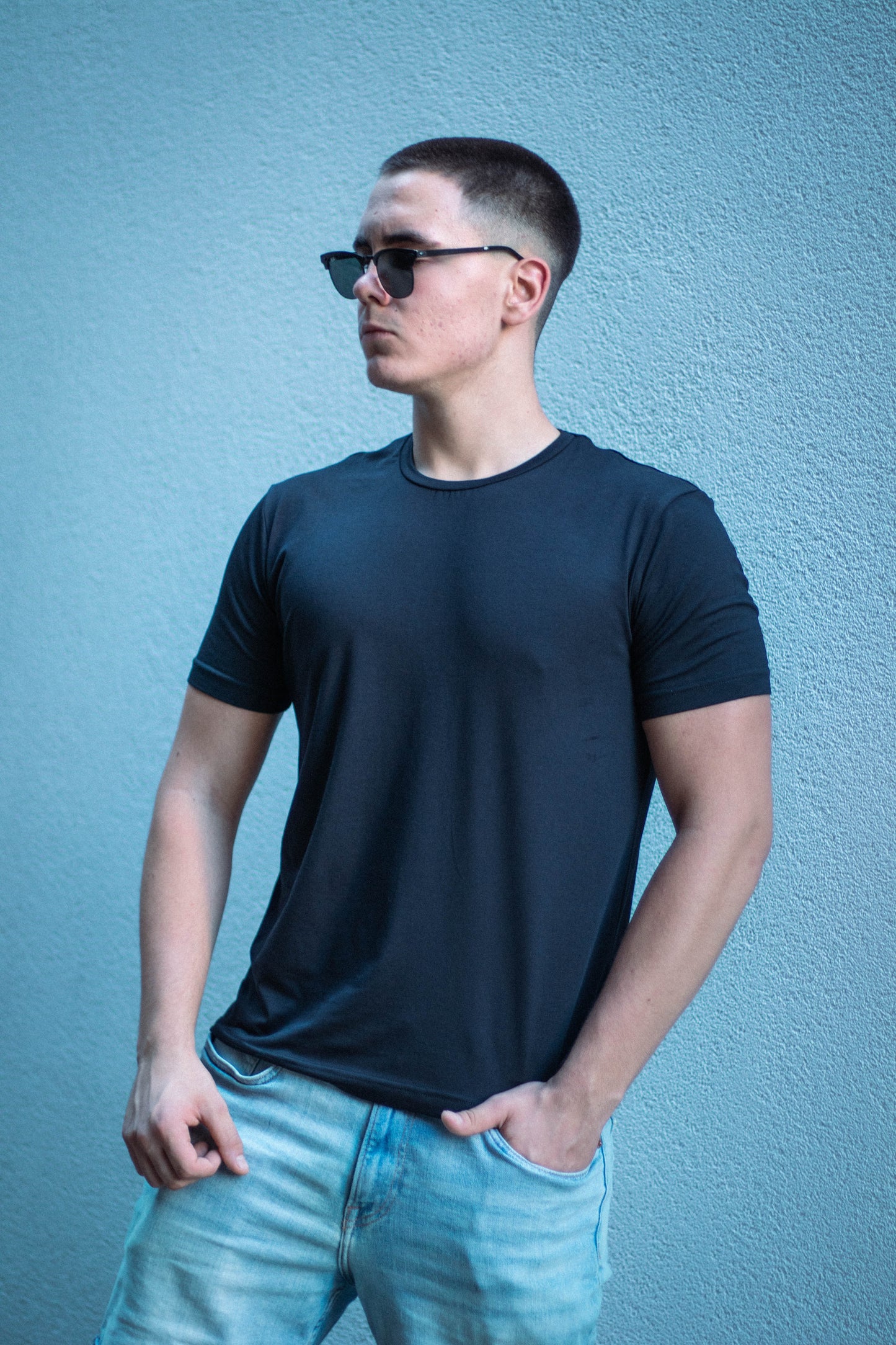 Classic majica - Black (Modal)