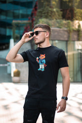 Felix Leisure majica - Black (Cotton)