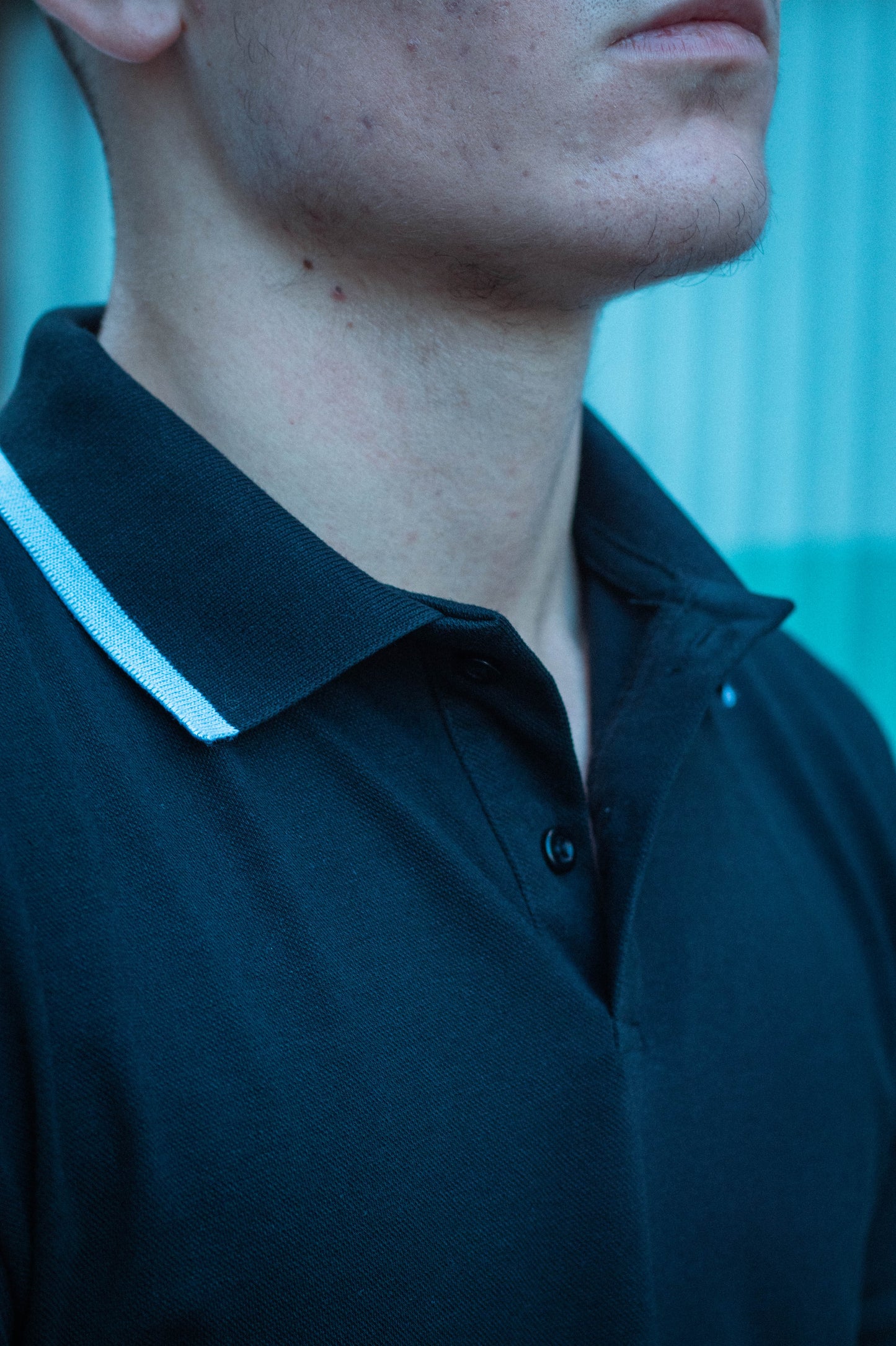 Polo Borderline majica - Black (Modal)