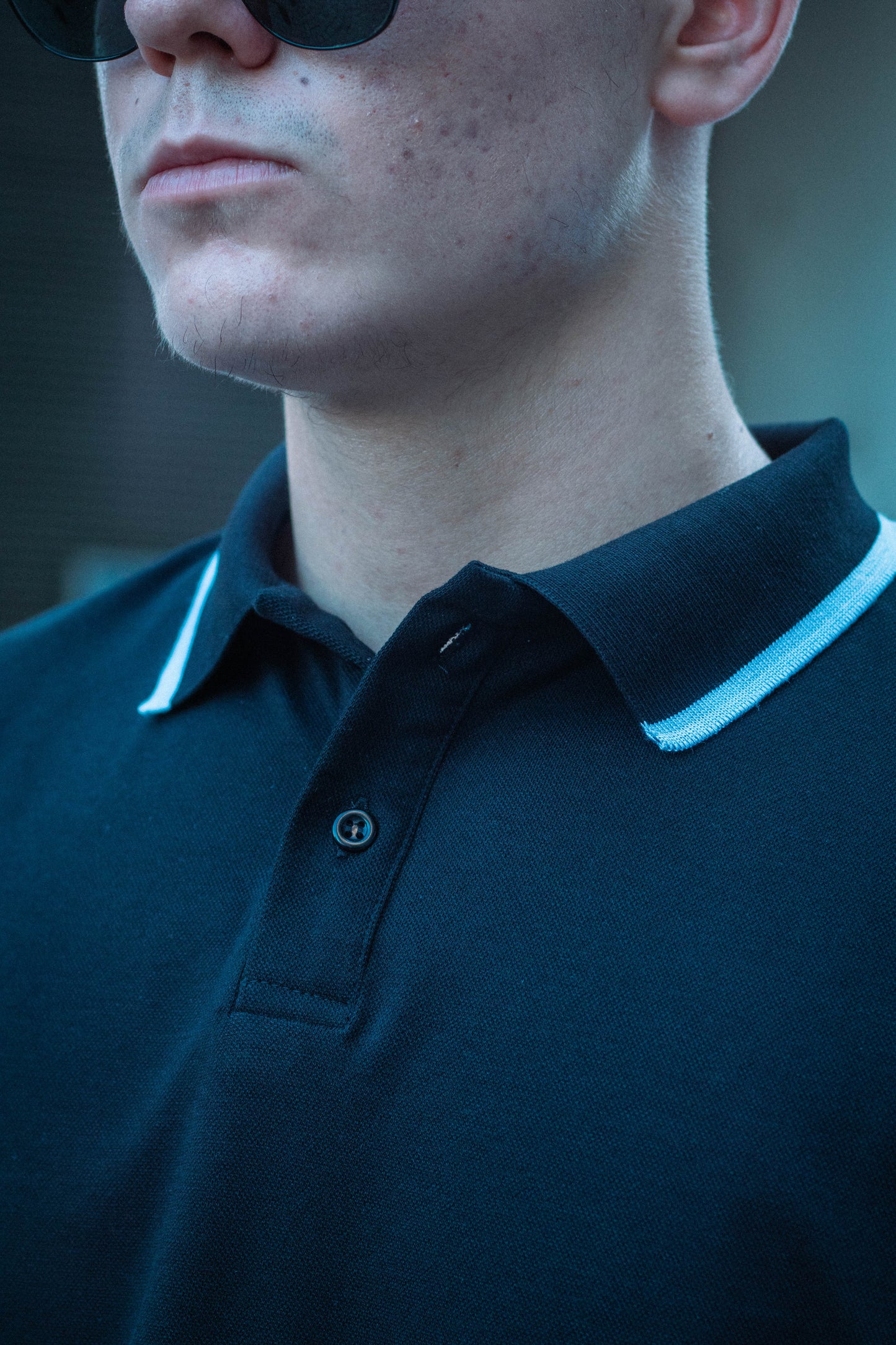 Polo Borderline majica - Black (Modal)